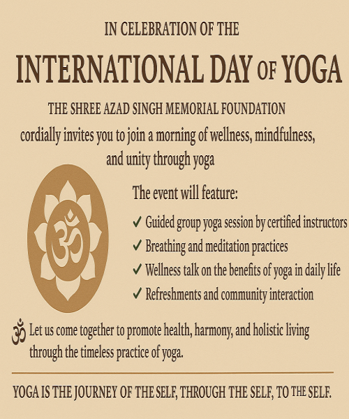 Yoga Day Event